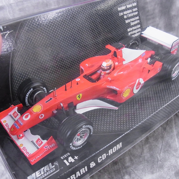 実際に弊社で買取させて頂いたHot Wheels/ホットウィール 1/24　FERRARI＆CD ROM F-1 メタルコレクションの画像 1枚目