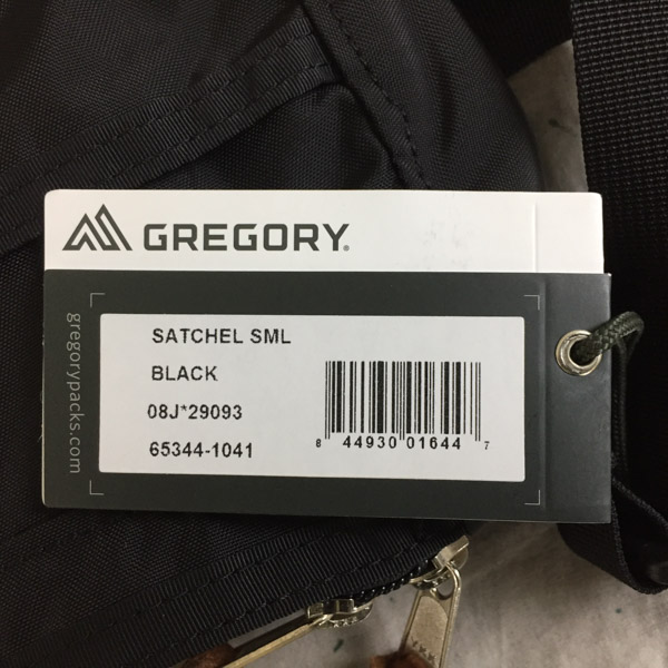 実際に弊社で買取させて頂いた【未使用】GREGORY/グレゴリー サッチェル スモール ショルダーバッグ ブラックの画像 3枚目