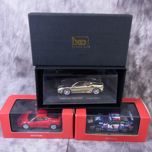 実際に弊社で買取させて頂いたIXO/イクソ Hot Wheels 1/43 Ferrari F430 LIMITED EDITION 他 フェラーリ 3点SETの画像 6枚目