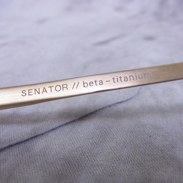 実際に弊社で買取させて頂いたDITA/ディータ SENATOR  メタル眼鏡フレーム ゴールドの画像 5枚目