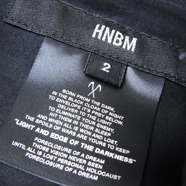 実際に弊社で買取させて頂いたHNBM/エイチエヌビーエム パッチワーク加工 ジャケット/2の画像 2枚目