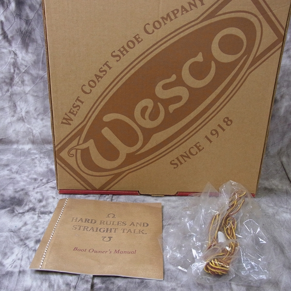 実際に弊社で買取させて頂いたWESCO/ウエスコ ジョブマスター カスタム品 スウェードレザー/BR1081010/8 1/2 Eの画像 9枚目