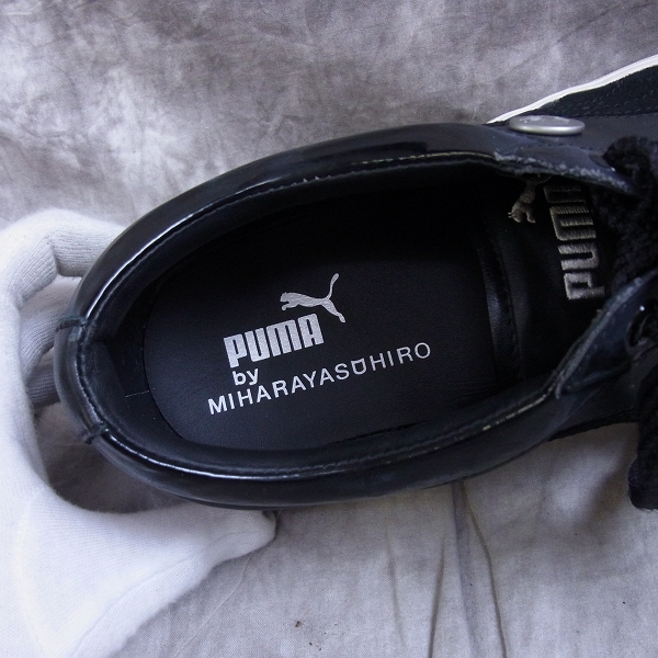 実際に弊社で買取させて頂いたPUMA×MIHARAYASUHIRO/プーマ×ミハラヤスヒロ レザーローカットスニーカー/27.0の画像 4枚目