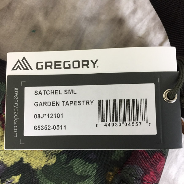 実際に弊社で買取させて頂いた【未使用】GREGORY/グレゴリー サッチェル スモール ショルダーバッグ 花柄の画像 3枚目