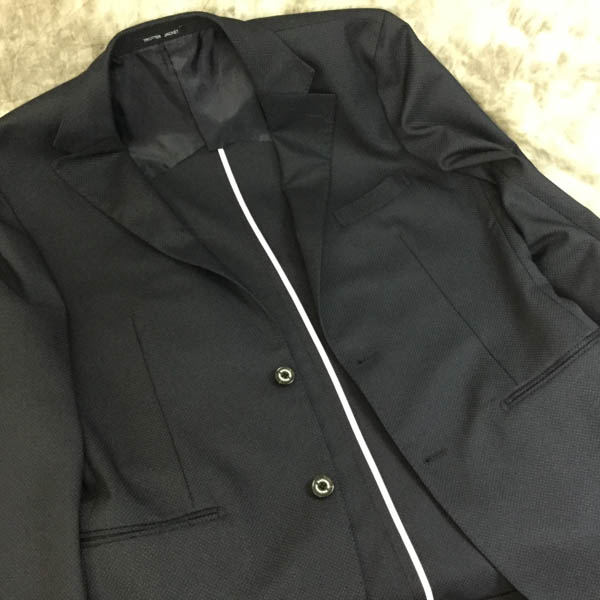 実際に弊社で買取させて頂いたMACKINTOSH/マッキントッシュ TROTTER JACKET ベスト付 ネイビー/40Lの画像 7枚目