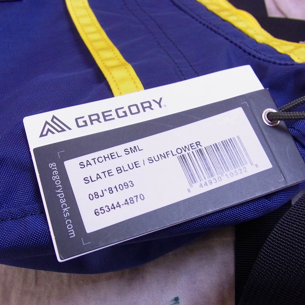 実際に弊社で買取させて頂いたGREGORY/グレゴリー サッチェル スモール ショルダーバッグ ブルーの画像 6枚目