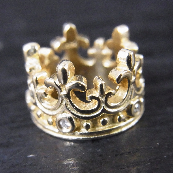 実際に弊社で買取させて頂いた【証明書付】ROYAL ORDER/ロイヤルオーダー FDL CROWN RING PENDANT 18YG