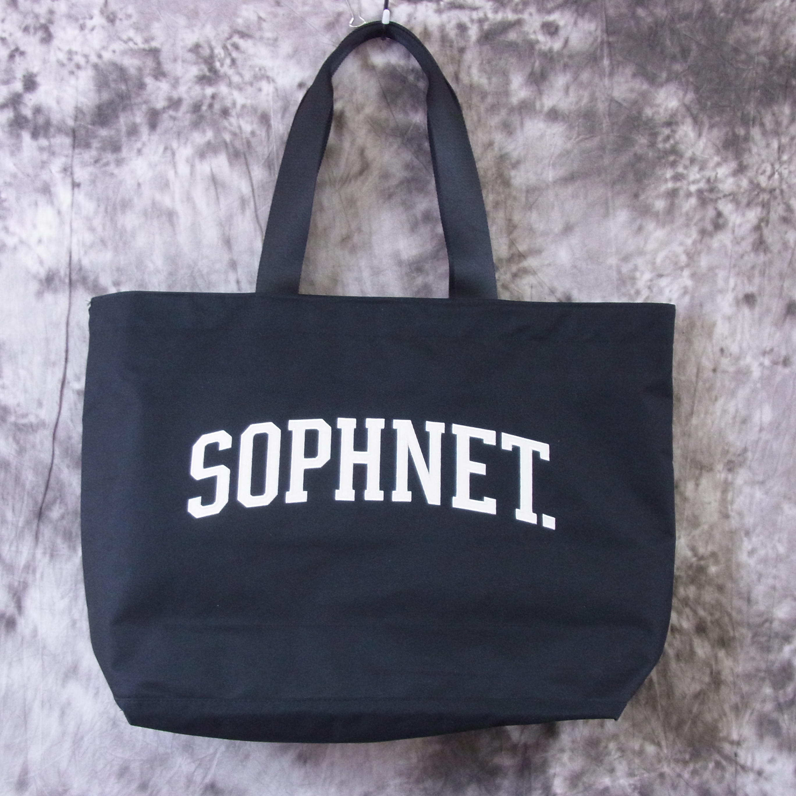 実際に弊社で買取させて頂いたSOPHNET./ソフネット ロゴ入り トートバッグ ブラック