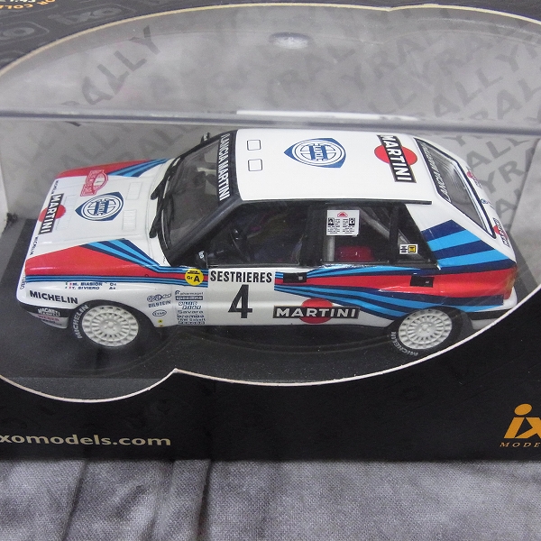 実際に弊社で買取させて頂いたIXO/イクソ 1/43 Lancia Delta HF E880 Rally San Remo 1987 SCR004 4点SETの画像 3枚目