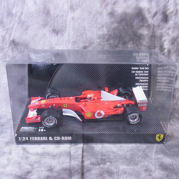 実際に弊社で買取させて頂いたHot Wheels/ホットウィール 1/24　FERRARI＆CD ROM F-1 メタルコレクション