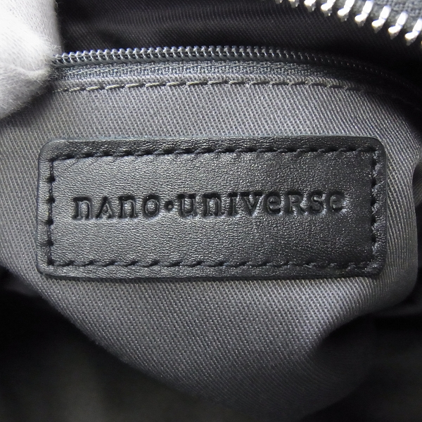 実際に弊社で買取させて頂いたnano・universe/ナノユニバース レザーコンビクラッチバッグの画像 5枚目