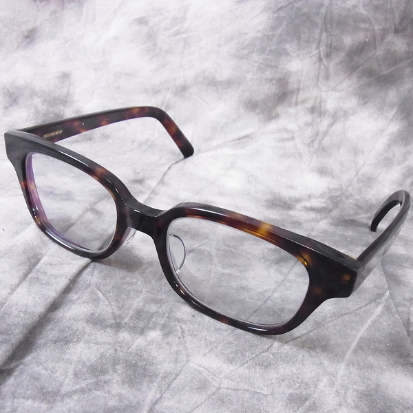 実際に弊社で買取させて頂いた白山眼鏡店/ハクサンメガネ TOSS 1988 度入り眼鏡 フルリム ブラック