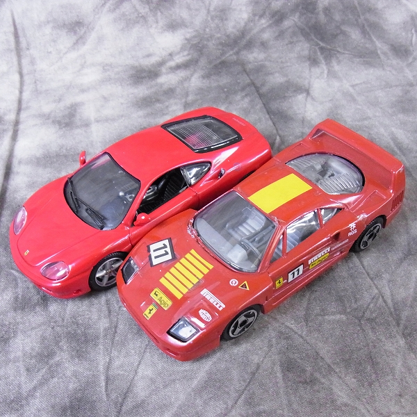 実際に弊社で買取させて頂いたBURAGO/Hot Wheels 1/43  FERRARIF40/F50 等ミニカー ダイキャスト 8点SETの画像 2枚目