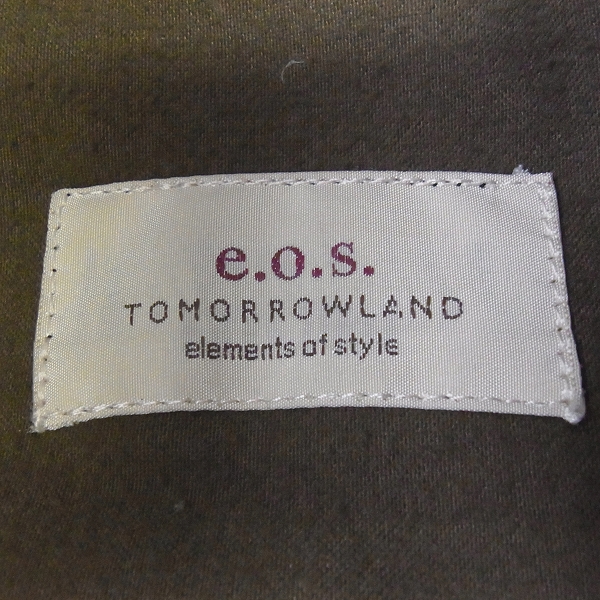 実際に弊社で買取させて頂いたe.o.s. TOMORROWLAND/トゥモローランド 襟コーデュロイ ライナー付きジャケット/M の画像 2枚目