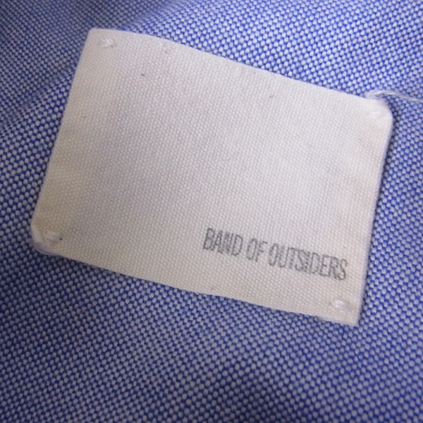 実際に弊社で買取させて頂いたBAND OF OUTSIDERS/バンドオブアウトサイダーズ 半袖シャツ ライトブルー Lの画像 2枚目