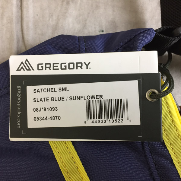 実際に弊社で買取させて頂いた【未使用】GREGORY/グレゴリー サッチェル スモール ショルダーバッグ ブルー/1の画像 3枚目