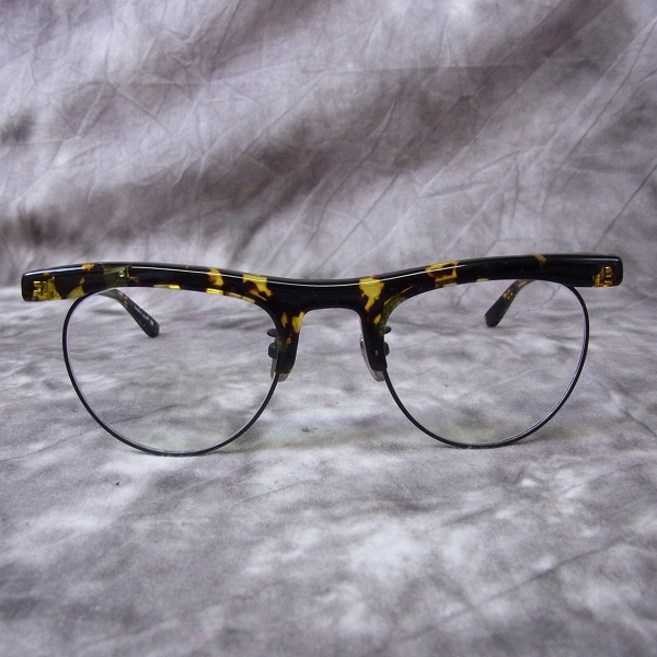 実際に弊社で買取させて頂いたOLIVER PEOPLES/オリバーピープルズ OP-4 DTBK 復刻 眼鏡/メガネフレームの画像 1枚目