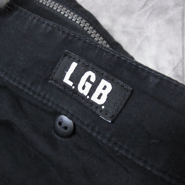 実際に弊社で買取させて頂いたLGB/ルグランブルー SHIRT-G ロングジップシャツ ブラック/1の画像 2枚目