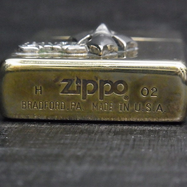 ☆BWL/ビルウォールレザー 真鍮/ブラス スモール Cクロス ZIPPO