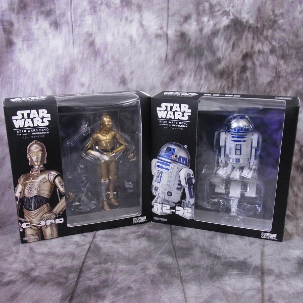 実際に弊社で買取させて頂いた海洋堂/KAIYODO STAR WARS REVO フィギュア C-3PO/R2-D2 2点SET