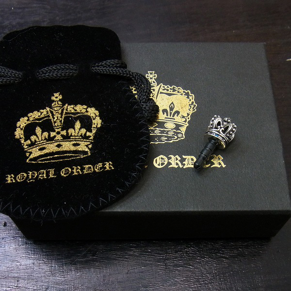 実際に弊社で買取させて頂いた★ROYAL ORDER/ロイヤルオーダー クラウン イヤホンジャックの画像 3枚目