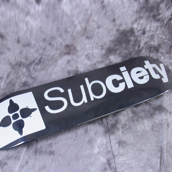 実際に弊社で買取させて頂いた【未使用】SUBCIETY/サブサエティ スケートボードデッキ