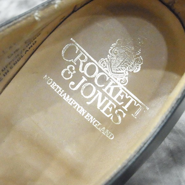 実際に弊社で買取させて頂いた★CROCKETT&JONES/クロケットジョーンズ ストレートチップ HALLAM 5057/24cmの画像 7枚目