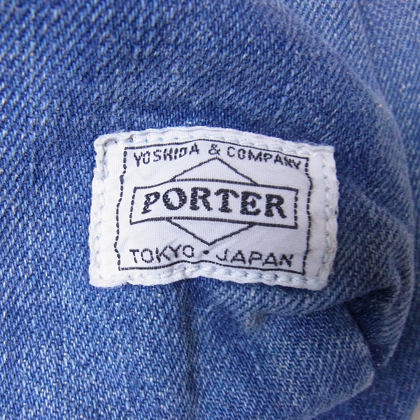 実際に弊社で買取させて頂いたWhite Mountaineering×PORTER/ポーター デニムリュックサックの画像 5枚目