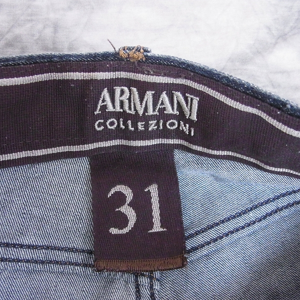 実際に弊社で買取させて頂いたARMANI COLLEZIONI/アルマーニコレッツォーニ デニムパンツ 31の画像 3枚目