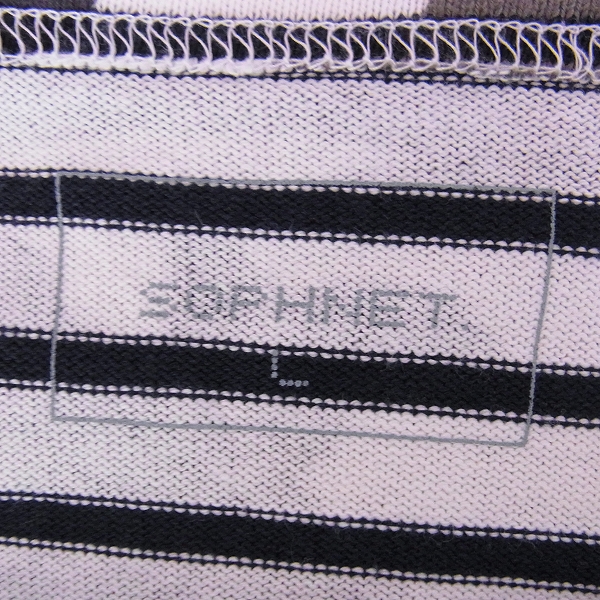 実際に弊社で買取させて頂いた☆SOPHNET/ソフネット 16ss カモ柄　ボーダーロングTシャツ/SOPH-160111/Lの画像 2枚目