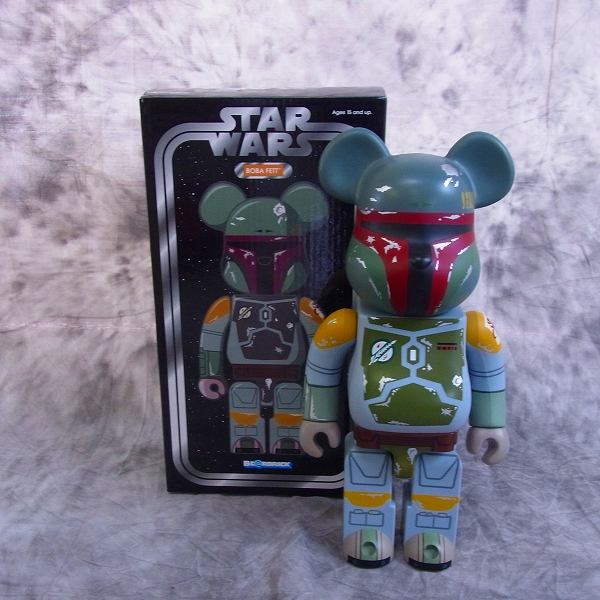 実際に弊社で買取させて頂いたBE@RBRICK×STAR WARS/ベアブリック×スターウォーズ BOBA FETT/ボバ・フェット 400%の画像 1枚目