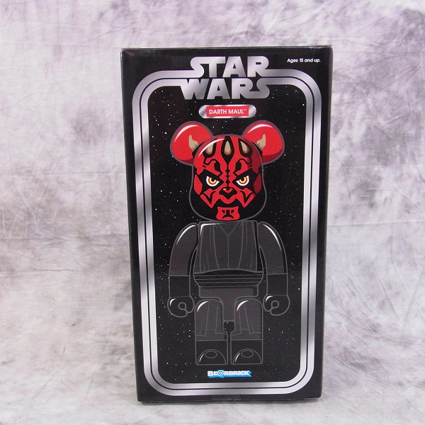 実際に弊社で買取させて頂いたBE@RBRICK×STARWARS(DARTH MAUL)/ベアブリック×スター・ウォーズ(ダース モール) 400％の画像 4枚目