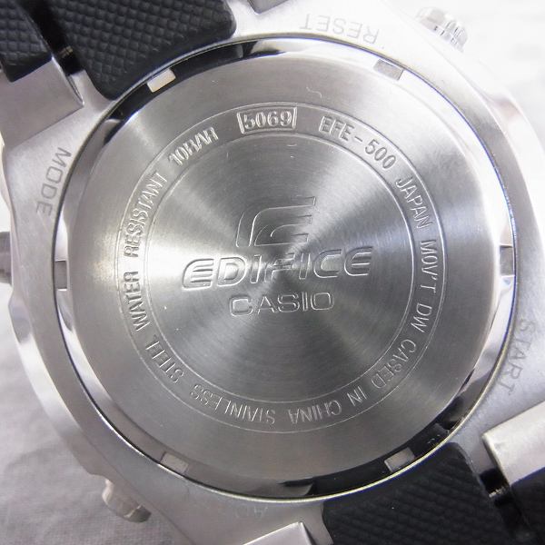 実際に弊社で買取させて頂いたCASIO EDIFICE/エディフィス アナログ腕時計/クオーツ EFE-500の画像 3枚目