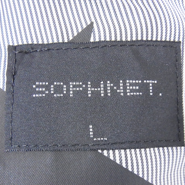 実際に弊社で買取させて頂いた☆SOPHNET/ソフネット 裏スター フード付き ウール ダウンベスト Lの画像 2枚目