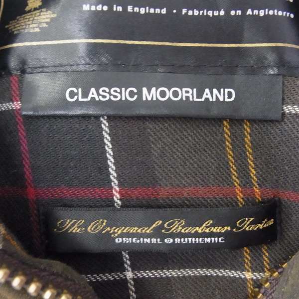 実際に弊社で買取させて頂いた☆Barbour/バブアー MOORLAND/ムーアランド ジャケット C38/97CMの画像 3枚目