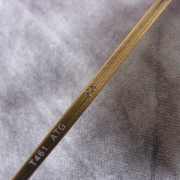 実際に弊社で買取させて頂いた金子眼鏡 井戸多美男作 ラウンド型金属フレーム/めがね アンティークゴールド T461の画像 7枚目