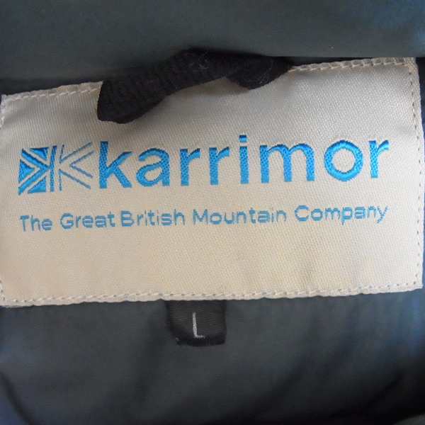 実際に弊社で買取させて頂いた☆karrimor/カリマー PERTEX ダウンジャケット イエロー/Lの画像 2枚目