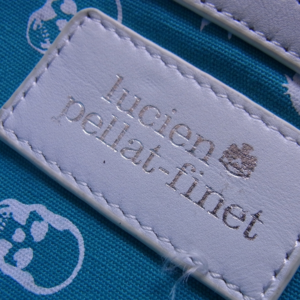 実際に弊社で買取させて頂いたlucien pellat-finet/ルシアンペラフィネ  16SS アロハ  スカル刺繍 キャンバストートバッグの画像 2枚目