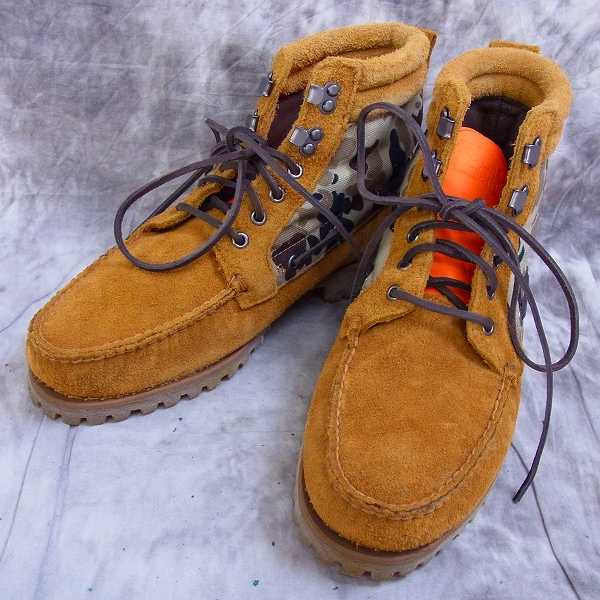 実際に弊社で買取させて頂いたTIMBERLAND×10.DEEP/ティンバーランド×テンディープ 世界限定800足 カモフラ DUCK HUNTブーツ