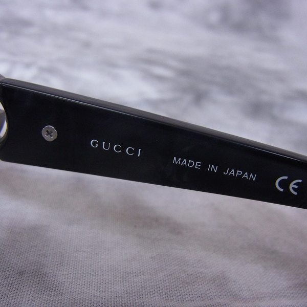 GUCCI/グッチ マーブル柄 眼鏡/メガネフレーム ブラック系 GG-9059Jの 