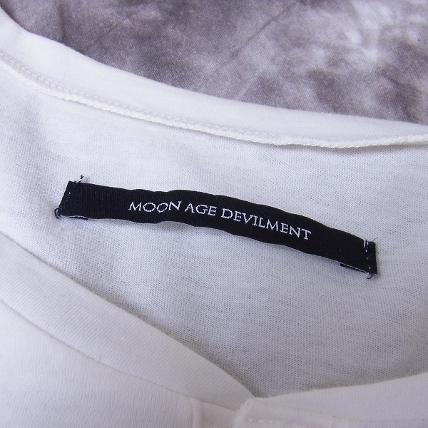 実際に弊社で買取させて頂いたMOON AGE DEVILMENT/ムーンエイジデビルメント Tシャツ/カットソー 3点SETの画像 6枚目