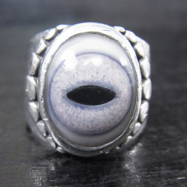 ギャラ付】CRAZY PIG/クレイジーピッグ BEADED EYE RING/義眼リング 21号の買取実績 - ブランド買取専門店リアクロ