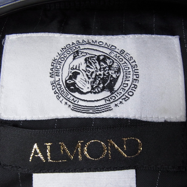 実際に弊社で買取させて頂いたALMOND/アーモンド 袖レザー切替 ブルゾン/ジャケット Mの画像 2枚目