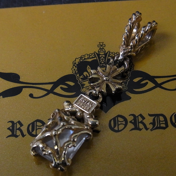 実際に弊社で買取させて頂いた【ギャラ付き】ROYAL ORDER/ロイヤルオーダー 9K アントワネットペンダントトップ/9KG P264-SML