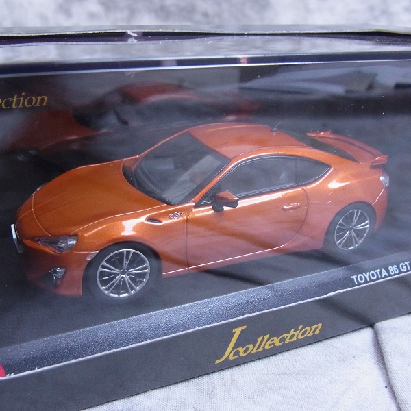 実際に弊社で買取させて頂いたKYOSHO/京商 J collection 1/43 TOYOTA 86 GT リミテッド ブラック/オレンジ 2点SETの画像 1枚目