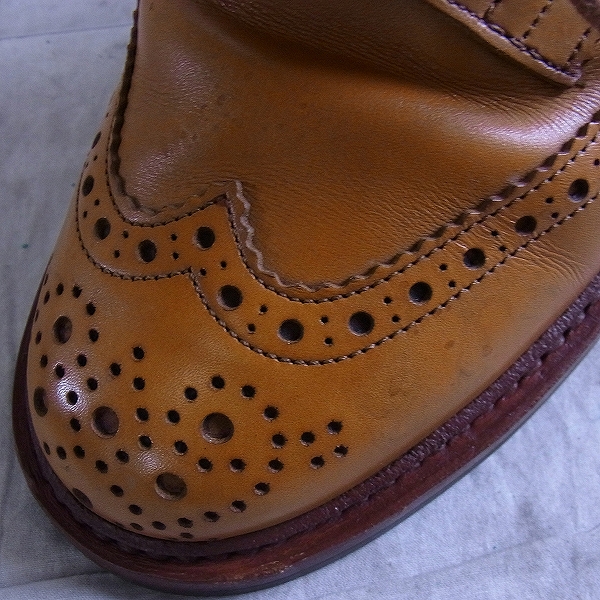 実際に弊社で買取させて頂いたTRICKER'S/トリッカーズ カントリーブーツ レザー M2508/8.5 茶系の画像 7枚目