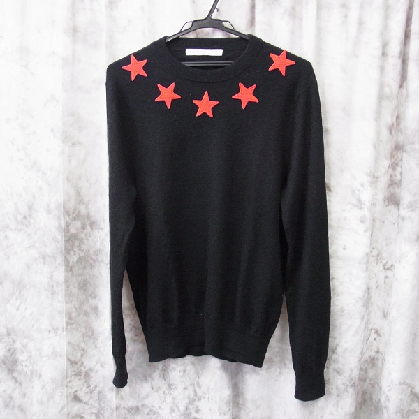 売り出し在庫 GIVENCHY WOOL STAR PATCH SWEATER ジバンシィ | www ...