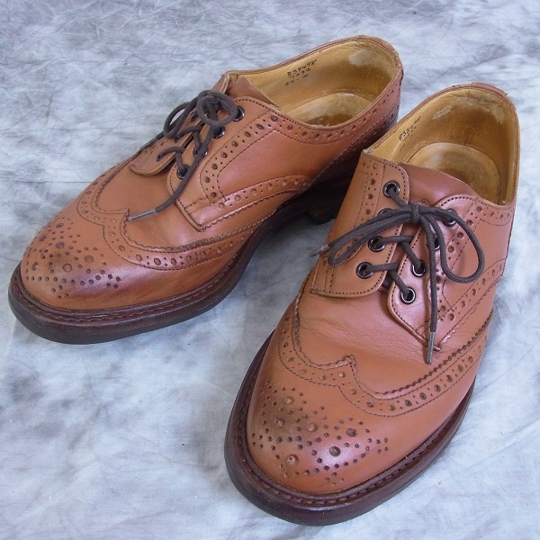 実際に弊社で買取させて頂いたTricker's/トリッカーズ ウィングチップシューズ M7292 ブラウン 8 1/2 5