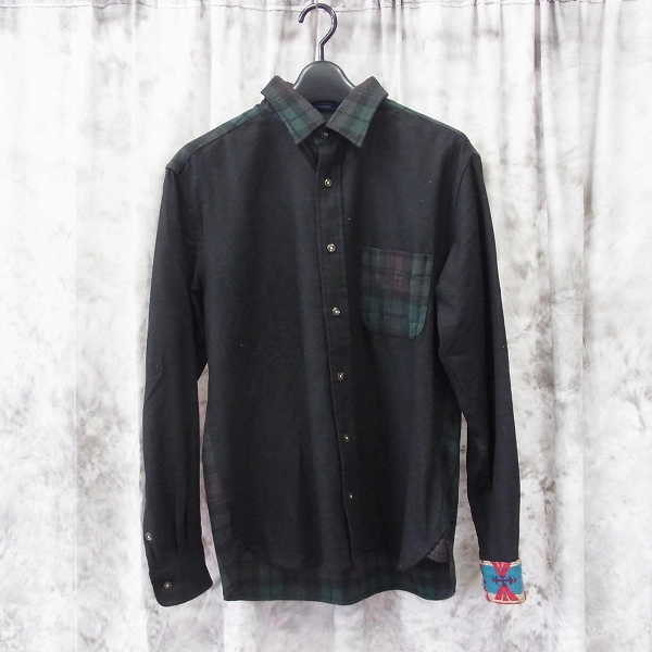 実際に弊社で買取させて頂いたPENDLETON×URBAN RESEARCH 10th ウールクレイジーチェック切替ネルシャツ M