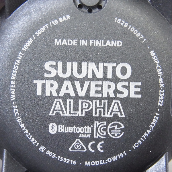 実際に弊社で買取させて頂いたSUUNT/スント TRAVERSE ALPHA STEALTH/トラバース アルファ ステルスの画像 3枚目